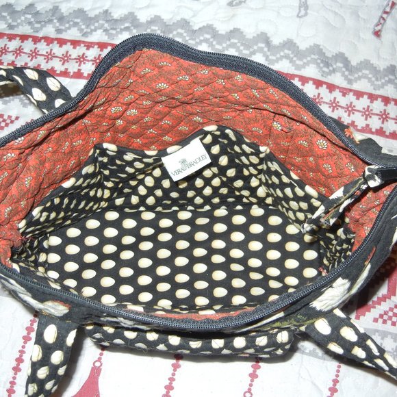 Vera Bradley Tote • Vintage * Chanticleer Chicken and Egg Purse Tote 15inx12in - Picture 9 of 11